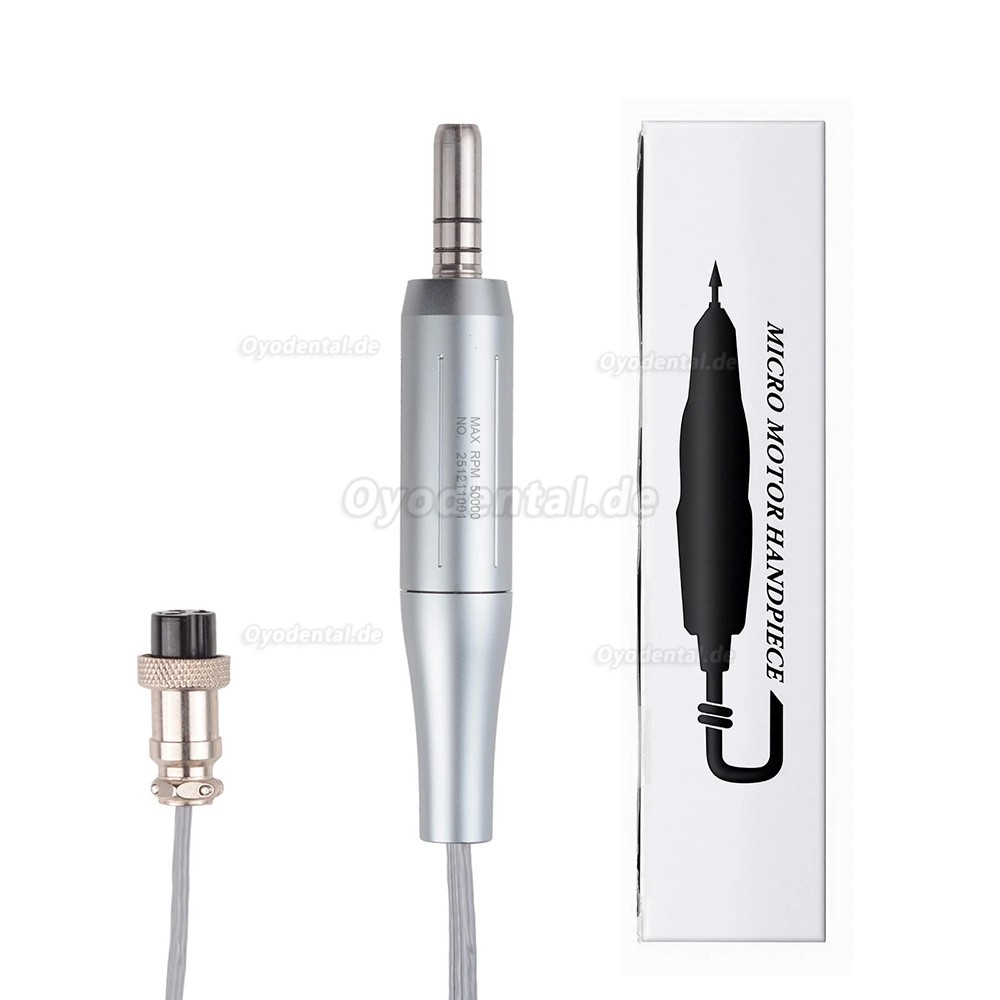 B&uuml;rstenloser E-Typ Dental Elektromotor 50.000 U/min f&uuml;r Winkelst&uuml;ck und Geradhandst&uuml;ck